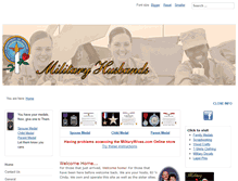 Tablet Screenshot of militaryhusbands.com